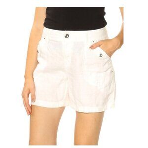 NWT INC International Concepts Regular Fit Sz 2 White Shorts Woman's MSRP $49.50